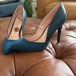 Chinese Laundry Teal Stiletto Heels